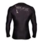 PRIDE OR DIE ''pirate'' RASHGUARD - BLACK